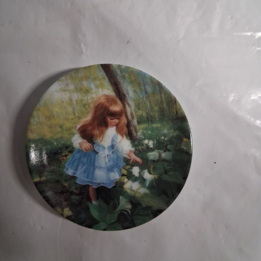 Collector Miniature Plate Donald Zolan Enchanted forest 1990